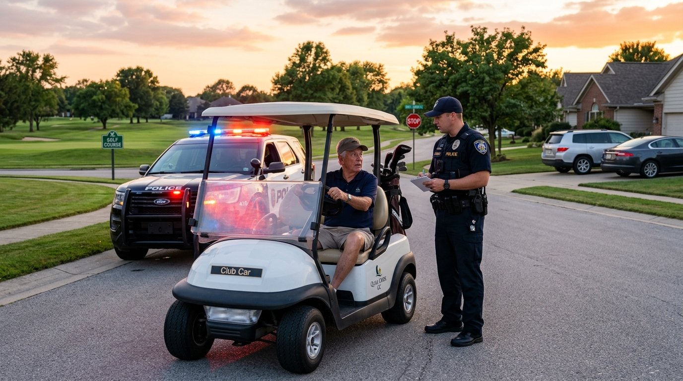 can you get a dui on a golf cart